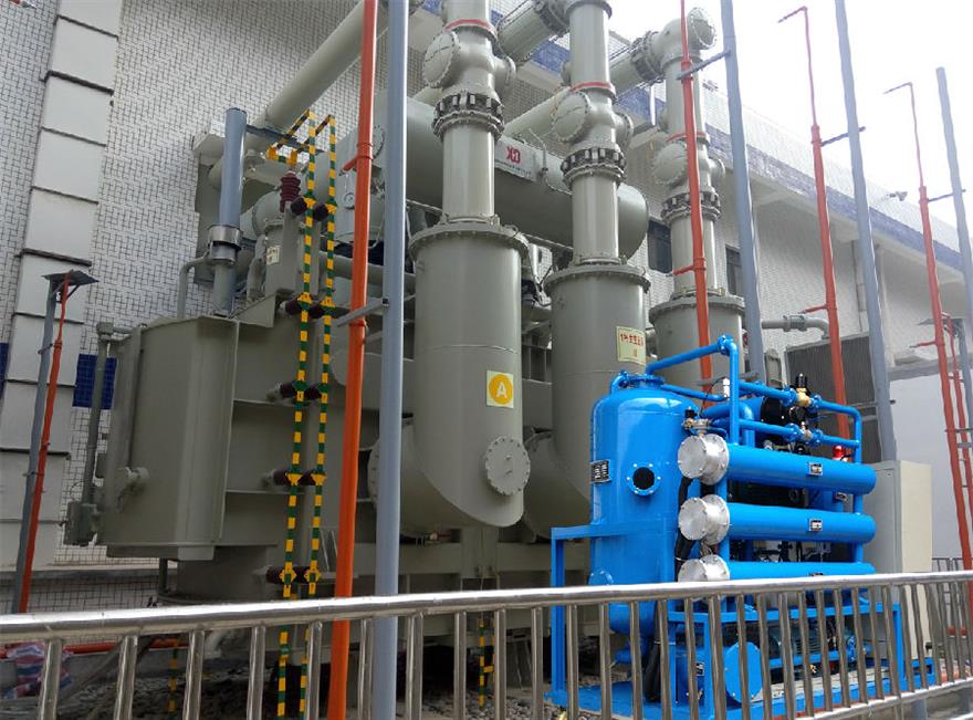 02-550KW主要變壓器現場(1).jpg 雙級真空濾油機可用在哪些地方?